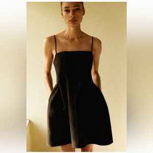 NWT H&M jacquard weave strappy dress